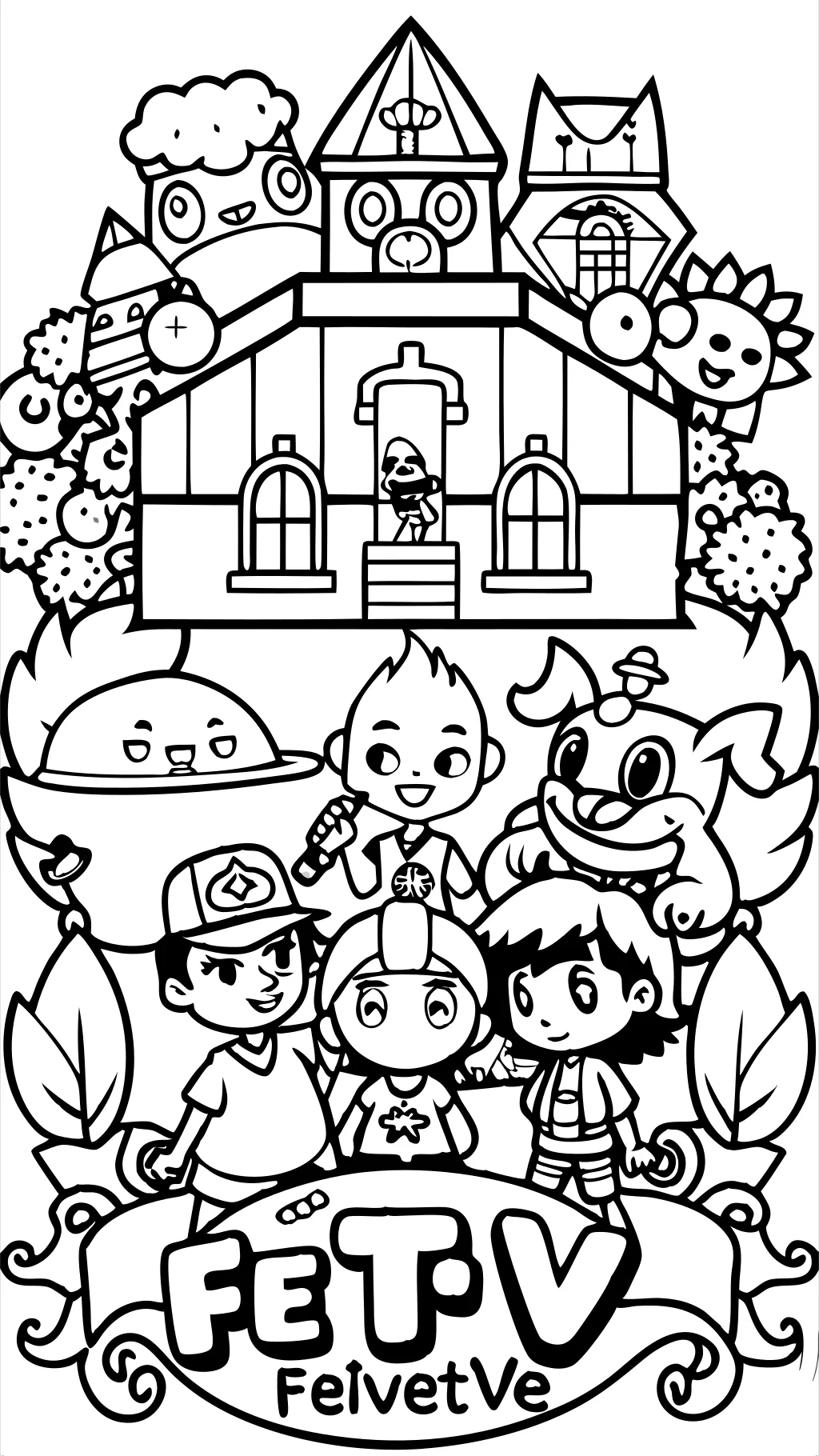 fgteev coloring pages